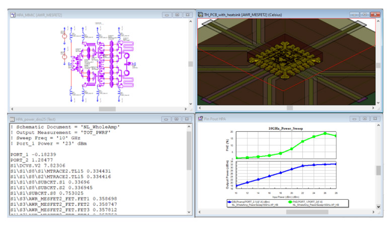  The APLAC HB simulator generates a power dissipation file listing all the components and the power associated with them