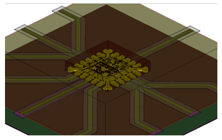 The full structure to be sent to the Thermal Celsius solver