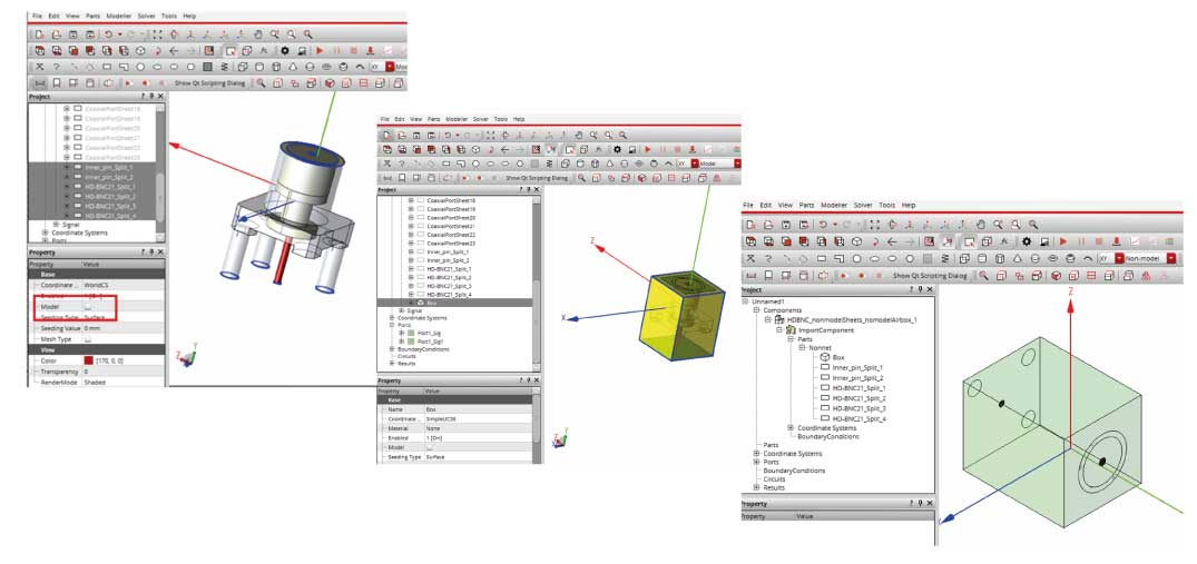 Encrypted model of a 3D connector component