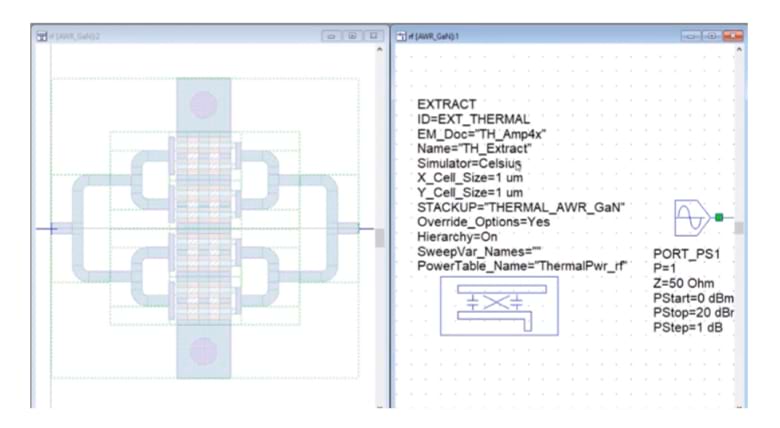 Figure 3. The new extraction block allows designers to select items for thermal analysis directly from the schematic