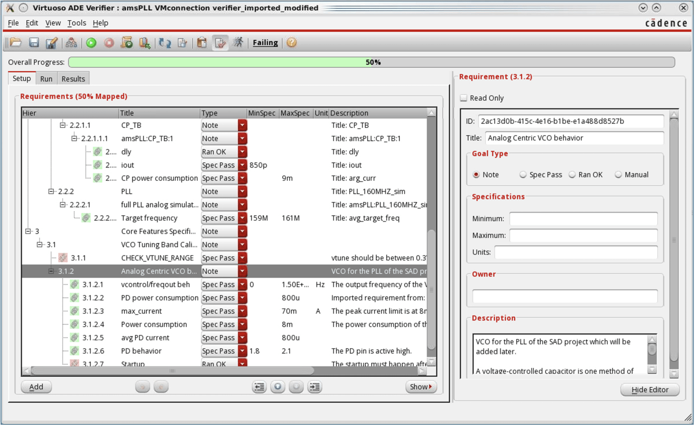 Virtuoso ADE Verifier planning flow example