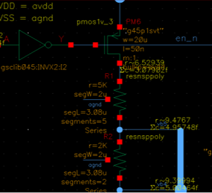 Schematic Parasitics Overlay